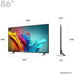 LG 86QNED85T6C QNED85 86 Inch QNED 4K Ultra HD HDR Smart TV 2024