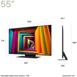 LG 55UT91006LA 55 Inch UT9 4K LED Smart TV 2024