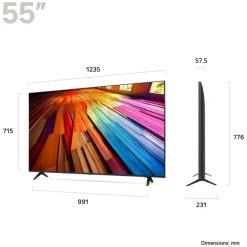 LG 55UT80006LA UT8 55 Inch UT8 4K ThinQ LED Smart TV 2024