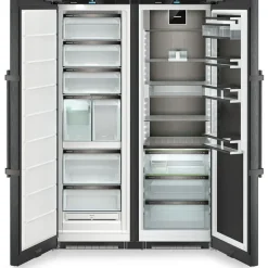Liebherr Peak XRCBS5295 120cm 519L Freestanding No Frost Side by Side Fridge Freezer Black Steel