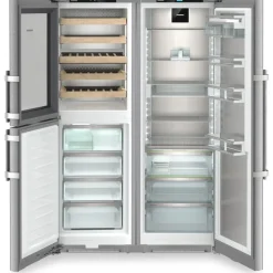 Liebherr Peak XRCST5295 120cm 689L Freestanding No Frost Side by Side Fridge Freezer Stainless Steel