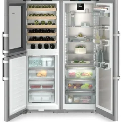 Liebherr Peak XRCST5295 120cm 689L Freestanding No Frost Side by Side Fridge Freezer Stainless Steel