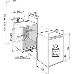 Liebherr Plus IRC3921 EasyFresh Integrated fridge with Icebox