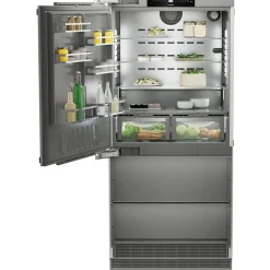 Liebherr Premiumplus ECBNE8871 522L Bio Fresh No Frost Built in Fridge Freezer Stainless Steel