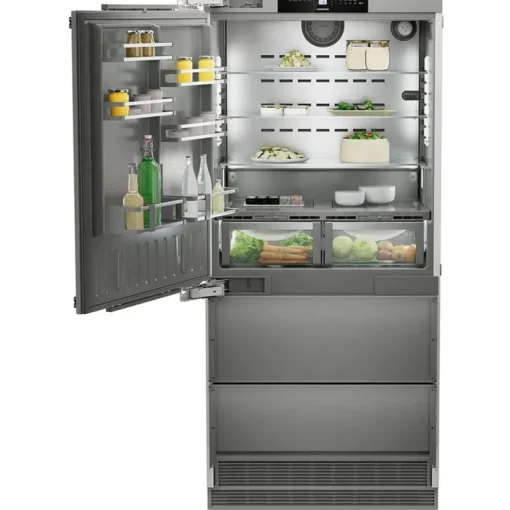 Liebherr Premiumplus ECBNE8871 522L Bio Fresh No Frost Built in Fridge Freezer Stainless Steel