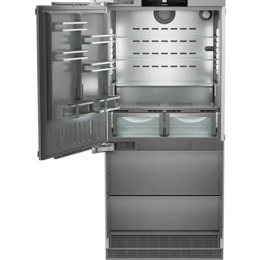 Liebherr Premiumplus ECBNE8871 522L Bio Fresh No Frost Built in Fridge Freezer Stainless Steel