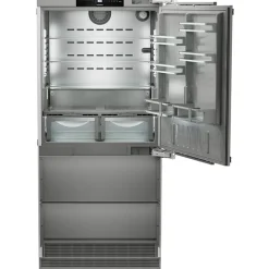 Liebherr Premiumplus ECBNE8870 522L No Frost Bio Fresh Built in Fridge Freezer Stainless Steel