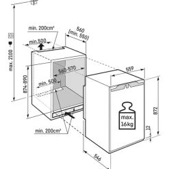 Liebherr Prime SIFNCI3954 Frost Free Fully Integrated Upright Freezer