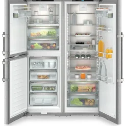 Liebherr XRCSD5255 716L Freestanding No Frost Side by Side Fridge Freezer with Ice Maker in Stainless Steel