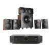 Marantz Cinema 70S Black AV Receiver With Wharfedale DX3 HCP 5.1 Speaker Package Walnut