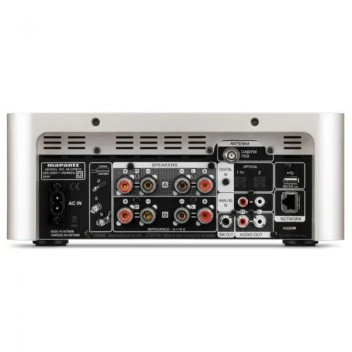 Marantz Melody X MCR612 Hifi Network System Silver with Bowers & Wilkins 607 S3 White Speakers