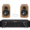 Marantz PM6007 Integrated Amplifier With Q Acoustics Q3020c Bookshelf Speakers Pin Oak Pair HiFi Package