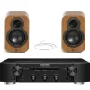 Marantz PM6007 Integrated Amplifier With Q Acoucstic Q3010c Bookshelf Speakers Pin Oak Pair HiFi Package