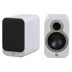 Marantz PM6007 Integrated Amplifier Silver With Q Acoustics Q3020c Bookshelf Speakers White Pair HiFi Package