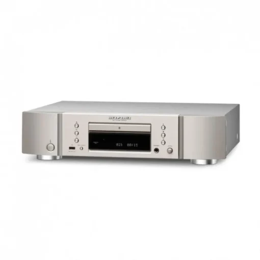 Marantz PM6007 Integrated Amp & CD6007 CD Player Silver with Bowers & Wilkins 606 S3 Speakers White