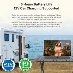Metz 24MPE7002Z 24 Inch Full HD Smart Portable Tunerless Google TV