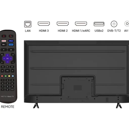 Metz 43MRD6000YUK 43 Inch DLED 4K UHD HDR Smart TV 2024