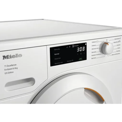 Miele TEC665WP 8kg Heat Pump Tumble Dryer Lotus White