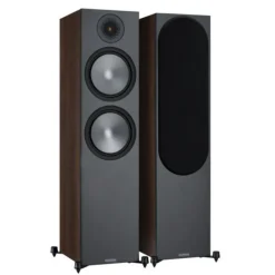 Monitor Audio Bronze 500 Floorstanding Speakers Walnut Pair 6G including 5 Year Warranty