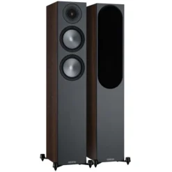 Monitor Audio Bronze 200 Floorstanding Speakers Walnut Pair 6G including 5 Year Warranty