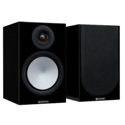 Monitor Audio Silver 100 Bookshelf Speakers Pair 7G Black Gloss