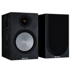 Monitor Audio Silver 100 Bookshelf Speakers Pair 7G Black Oak
