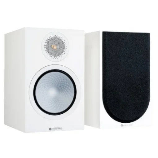 Monitor Audio Silver 100 Bookshelf Speakers Pair 7G Satin White