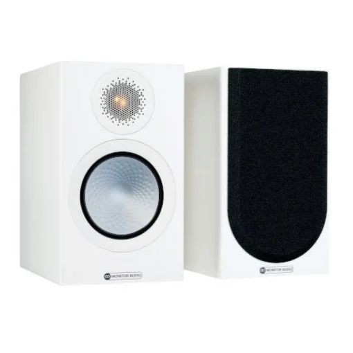 Monitor Audio Silver 50 Bookshelf Speakers Pair 7G Satin White