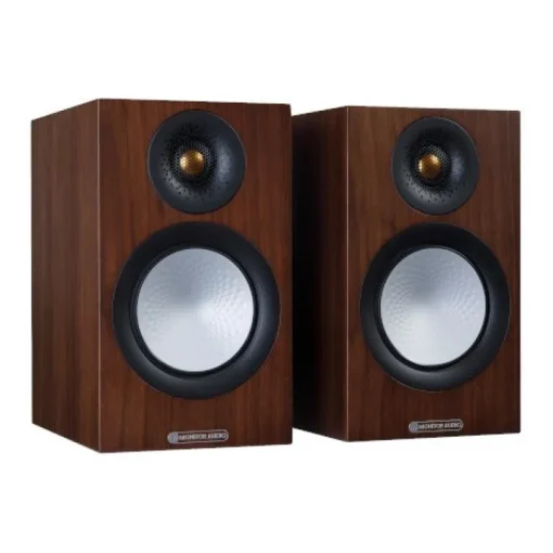 Monitor Audio Silver 50 Bookshelf Speakers Pair 7G Walnut
