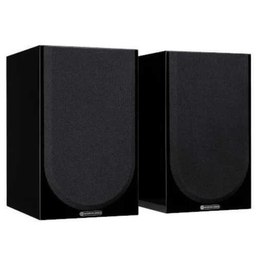 Monitor Audio Silver 100 Bookshelf Speakers Pair 7G Black Gloss