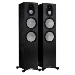 Monitor Audio Silver 500 Floorstanding Speakers Pair 7G Black Oak