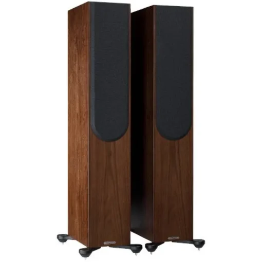 Monitor Audio Silver 200 Floorstanding Speakers Pair 7G Walnut
