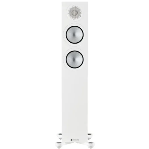 Monitor Audio Silver 200 Floorstanding Speakers Pair 7G Satin White