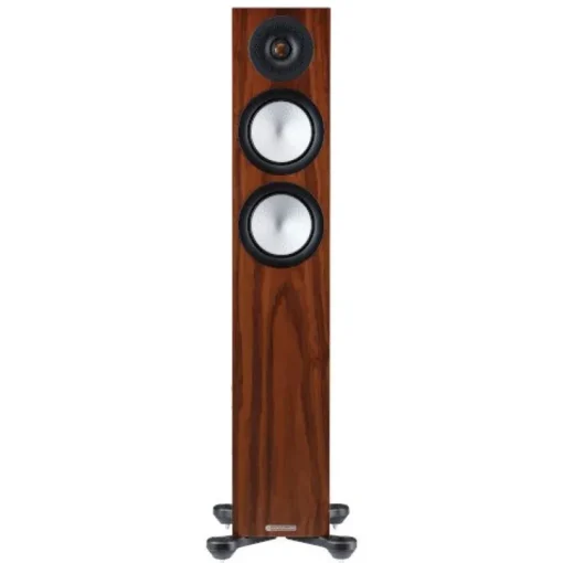 Monitor Audio Silver 200 Floorstanding Speakers Pair 7G Walnut