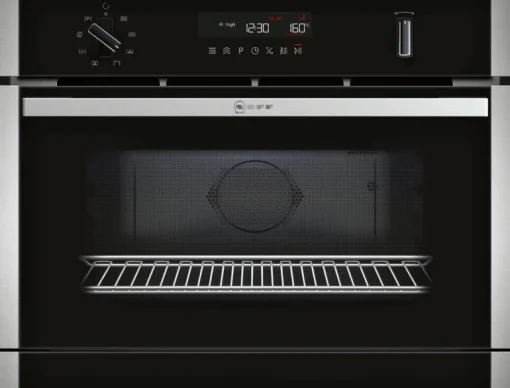 Neff C1APG64N0B N 50, Built-in compact microwave with steam function, 60 x 45 cm, Stainless steel