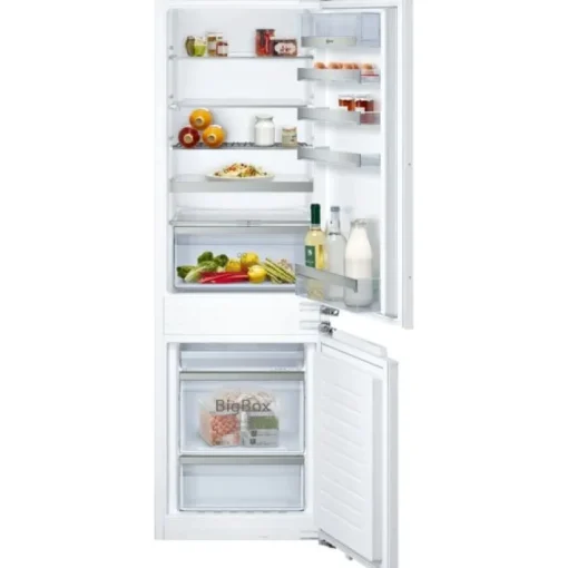 Neff KI7863DF0G N 70 Built-in fridge-freezer with freezer at bottom 177.2 x 55.8 cm soft close flat hinge