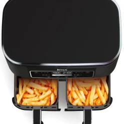 Ninja AF200UK Foodi 4 in 1 Dual Zone 7.6L Air Fryer Black