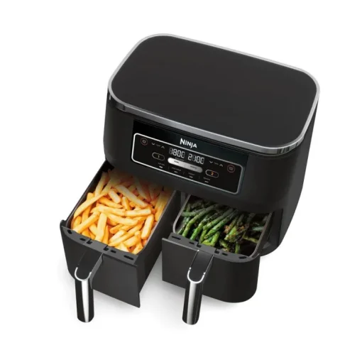 Ninja AF200UK Foodi 4 in 1 Dual Zone 7.6L Air Fryer Black