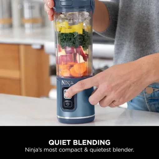 Ninja Blast Cordless Portable Blender Denim Blue BC151UKNV