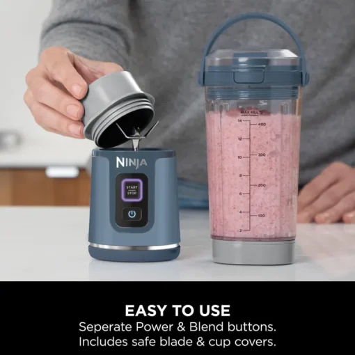 Ninja Blast Cordless Portable Blender Denim Blue BC151UKNV