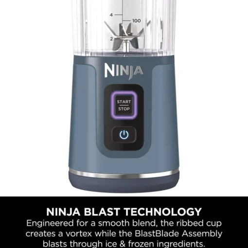 Ninja Blast Cordless Portable Blender Denim Blue BC151UKNV