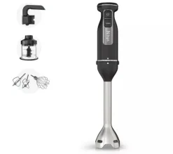 Ninja CI100UK Foodi 3-in-1 Hand Blender Mixer and Chopper Black