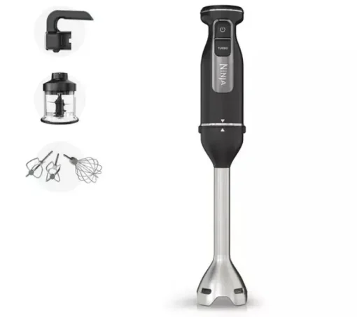 Ninja CI100UK Foodi 3-in-1 Hand Blender Mixer and Chopper Black