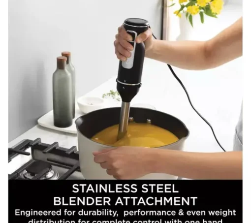 Ninja CI100UK Foodi 3-in-1 Hand Blender Mixer and Chopper Black