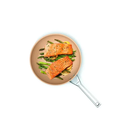 Ninja CW90024UK Extended Life Ceramic 24cm Frying Pan Apricot