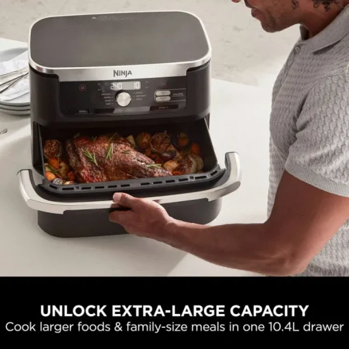 Ninja Foodi FlexDrawer Air Fryer AF500UK 10.4L Black