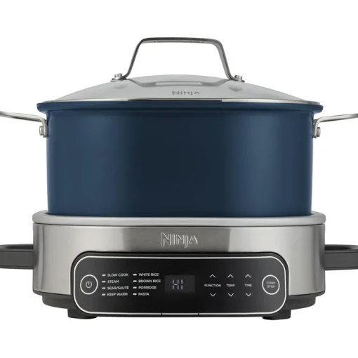 Ninja Foodi 8-Mode 6L PossibleCooker Rice and Slow Cooker MC1101UK Midnight Blue