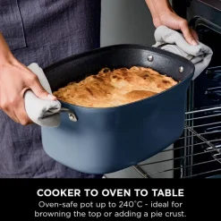 Ninja Foodi 8-Mode 6L PossibleCooker Rice and Slow Cooker MC1101UK Midnight Blue