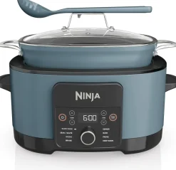 Ninja Foodi PossibleCooker 8 in 1 Slow Cooker MC1001UK 8L Sea Salt Grey