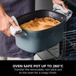 Ninja Foodi PossibleCooker 8 in 1 Slow Cooker MC1001UK 8L Sea Salt Grey